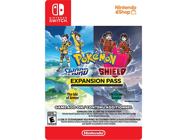 NINTENDO Pokemon Sword & Pokemon Shield Expansion Pass (Digital Download)  for Nintendo Switch